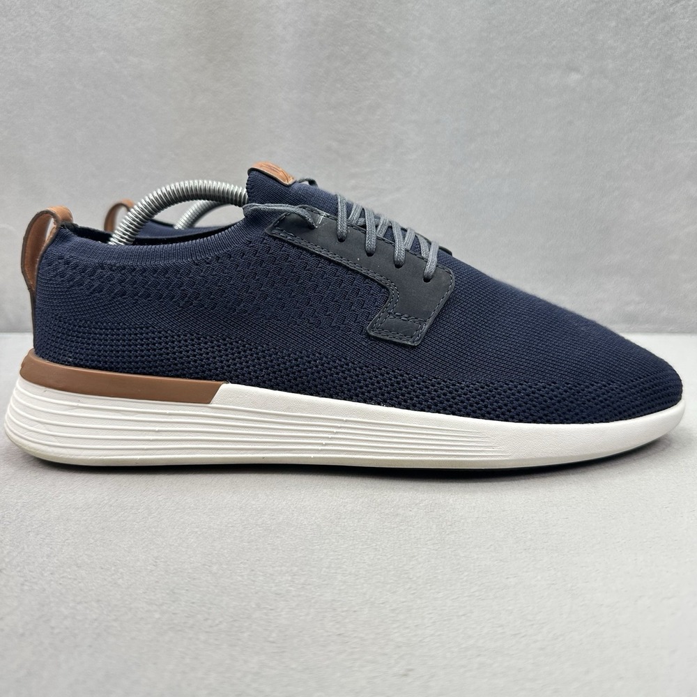 Wolf & Shepherd Swiftknit Mens Size 10 Derby Navy Mesh Lightweight Casual